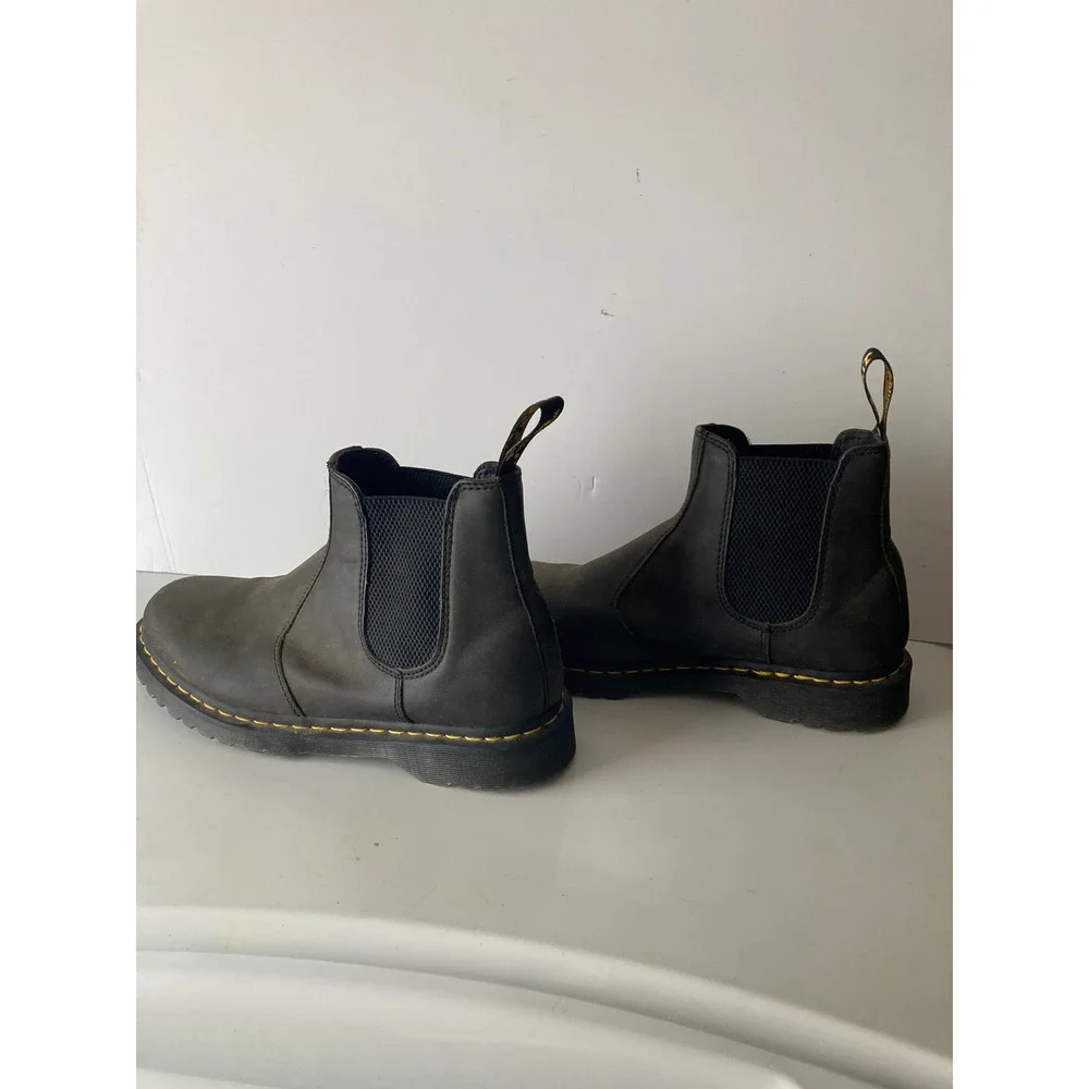 Dr. Martens Chelsea Boots Mens 12 US Gaucho Crazy Horse Brown Leather 2976